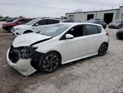 Salvage cars for sale at Kansas City, KS auction: 2017 Toyota Corolla IM