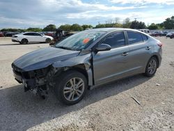 Salvage cars for sale at San Antonio, TX auction: 2018 Hyundai Elantra SEL