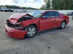 Chevrolet salvage cars for sale: 2007 Chevrolet Monte Carlo LS