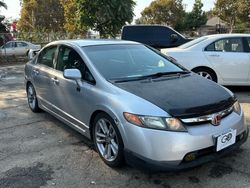 Honda salvage cars for sale: 2008 Honda Civic LX