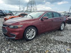 Chevrolet salvage cars for sale: 2016 Chevrolet Malibu LT