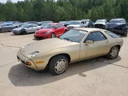 Salvage cars for sale at Gaston, SC auction: 1984 Porsche 928 S