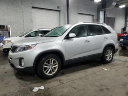 Vehiculos salvage en venta de Copart Ham Lake, MN: 2015 KIA Sorento LX