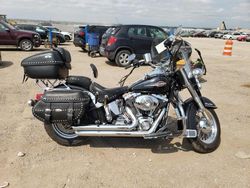 Salvage motorcycles for sale at Greenwood, NE auction: 2005 Harley-Davidson Flstci