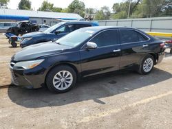 Salvage cars for sale at Wichita, KS auction: 2015 Toyota Camry LE