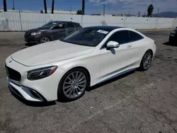 Salvage cars for sale at Van Nuys, CA auction: 2017 Mercedes-Benz S 550