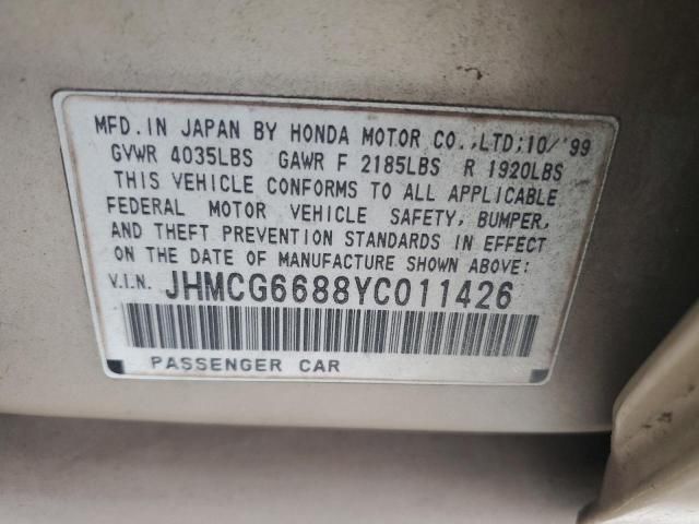 2000 Honda Accord EX