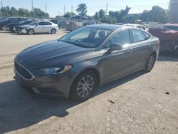 Salvage cars for sale at Bridgeton, MO auction: 2017 Ford Fusion S