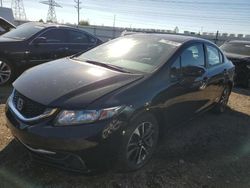 Honda salvage cars for sale: 2015 Honda Civic EX