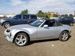 Salvage cars for sale at New Britain, CT auction: 2006 Mazda MX-5 Miata