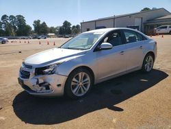 Salvage cars for sale at Longview, TX auction: 2016 Chevrolet Cruze Limited LTZ