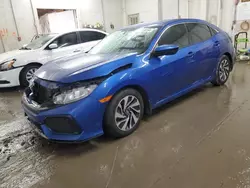 Salvage cars for sale from Copart Madisonville, TN: 2018 Honda Civic LX