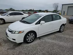 Honda salvage cars for sale: 2009 Honda Civic LX