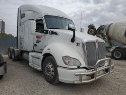 Salvage trucks for sale at Des Moines, IA auction: 2015 Kenworth Construction T680