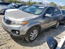 Salvage cars for sale at Wichita, KS auction: 2011 KIA Sorento EX