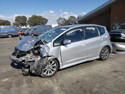 Salvage cars for sale at Hayward, CA auction: 2012 Honda FIT Sport