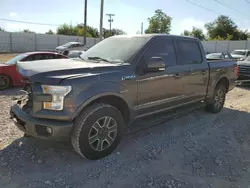 Salvage trucks for sale at Oklahoma City, OK auction: 2015 Ford F150 Supercrew