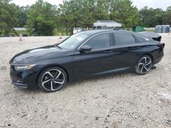 Salvage cars for sale at Houston, TX auction: 2020 Honda Accord Sport