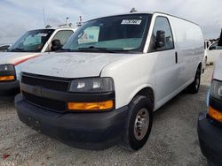 Chevrolet salvage cars for sale: 2019 Chevrolet Express G2500