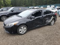 Salvage cars for sale at Graham, WA auction: 2017 KIA Forte LX