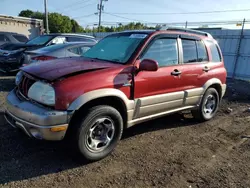 Salvage cars for sale at New Britain, CT auction: 2002 Suzuki Grand Vitara JLX Limited