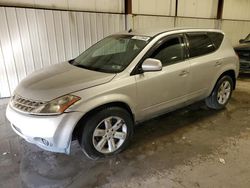 Nissan salvage cars for sale: 2007 Nissan Murano SL