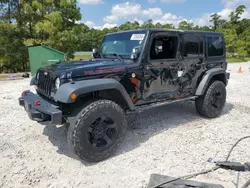 Salvage cars for sale at Houston, TX auction: 2016 Jeep Wrangler Unlimited Rubicon