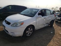 Salvage cars for sale at Elgin, IL auction: 2003 Toyota Corolla Matrix Base