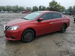 Nissan salvage cars for sale: 2016 Nissan Sentra S