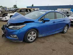 2016 Chevrolet Cruze LT en venta en Woodhaven, MI