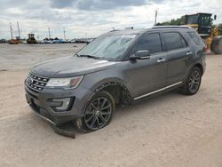 Salvage cars for sale at Oklahoma City, OK auction: 2016 Ford Explorer Limited