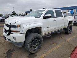 Salvage cars for sale at Woodhaven, MI auction: 2017 Chevrolet Silverado K1500 LT