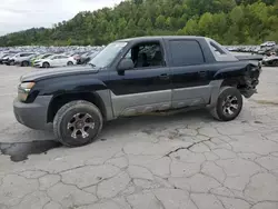 Chevrolet salvage cars for sale: 2002 Chevrolet Avalanche K1500