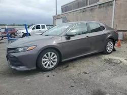 Salvage cars for sale at Fredericksburg, VA auction: 2020 Toyota Camry LE