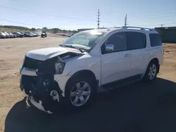 Salvage cars for sale at Colorado Springs, CO auction: 2012 Nissan Armada SV