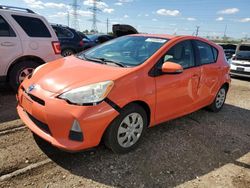 Salvage cars for sale at Elgin, IL auction: 2013 Toyota Prius C