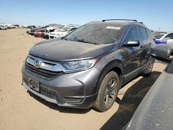 Salvage cars for sale from Copart Brighton, CO: 2019 Honda CR-V LX