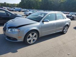 Salvage cars for sale at Glassboro, NJ auction: 2008 Audi A4 3.2 Quattro