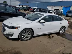 Salvage cars for sale at Woodhaven, MI auction: 2020 Chevrolet Malibu LT