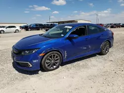 Salvage cars for sale at Temple, TX auction: 2021 Honda Civic EXL