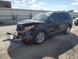 Salvage cars for sale at Kansas City, KS auction: 2015 Ford Explorer XLT