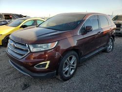 Salvage cars for sale at Tucson, AZ auction: 2015 Ford Edge Titanium