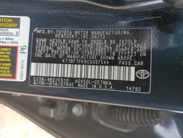 2012 Toyota Camry Base