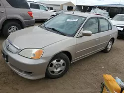 Salvage cars for sale at Brighton, CO auction: 2003 Honda Civic Hybrid