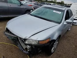 Salvage cars for sale at Elgin, IL auction: 2005 Acura TL