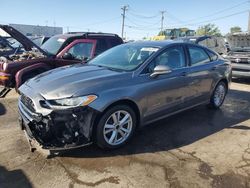 Salvage cars for sale at Chicago Heights, IL auction: 2014 Ford Fusion SE Hybrid