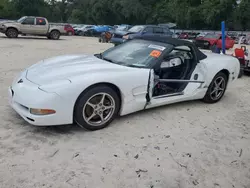 Salvage cars for sale at Ocala, FL auction: 1998 Chevrolet Corvette