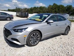 Salvage cars for sale at New Braunfels, TX auction: 2023 Hyundai Sonata Limited