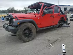 Salvage cars for sale at Lebanon, TN auction: 2015 Jeep Wrangler Unlimited Sport