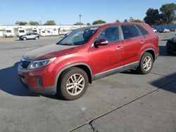 Salvage cars for sale at Sacramento, CA auction: 2014 KIA Sorento LX